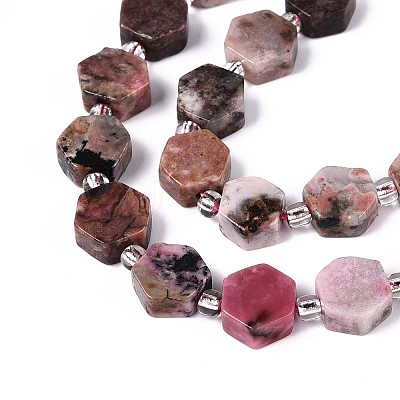 Natural Rhodonite Beads Strands G-P534-A16-01-1