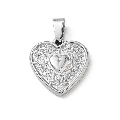 304 Stainless Steel Pendants SA-CBA34D4-01B-P-1