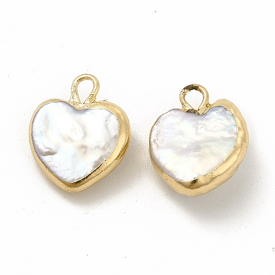 Baroque Natural Keshi Pearl Pendants PEAR-P004-25KCG-1