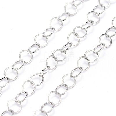 Tarnish Resistant 304 Stainless Steel Rolo Chains CHS-F011-05A-P-1