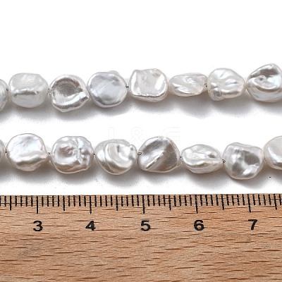 Natural Baroque Keshi Pearl Beads Strands PEAR-P064-06C-03A-1