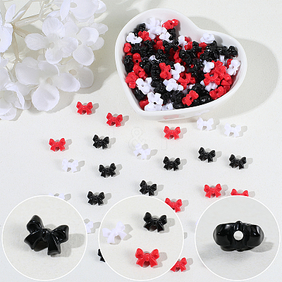 500Pcs Opaque Acrylic Beads SACR-PA0001-21E-1