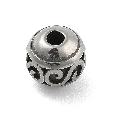 316 Surgical Stainless Steel Beads STAS-S173-18AS-1