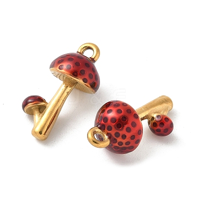 304 Stainless Steel Enamel Pendants STAS-K306-25G-02-1