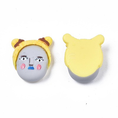 Opaque Resin Cabochons CRES-N024-56-1