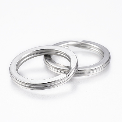 Tarnish Resistant 304 Stainless Steel Split Key Rings LS-STAS-P177-2.3x26mm-P-1