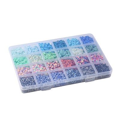 3960Pcs 24 Style Handmade Polymer Clay Beads CLAY-YW0001-77-1