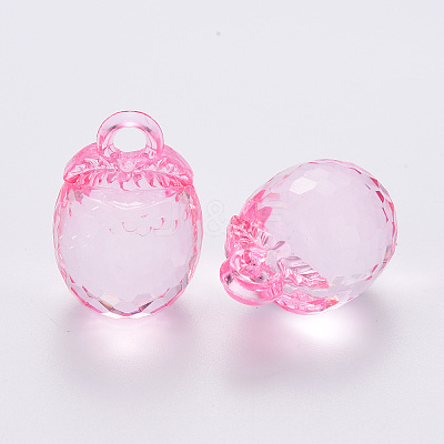 Autumn Theme Transparent Acrylic Pendants TACR-T024-04B-903-1