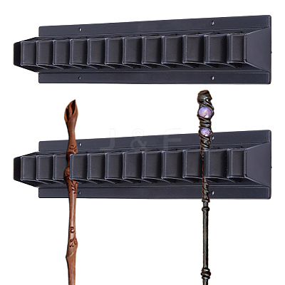 PE & ABS Plastic Wall Mounted Horse Whip Display Rack ODIS-WH0108-033-1