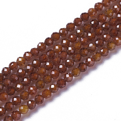 Cubic Zirconia Beads Strands G-F596-48H-3mm-1