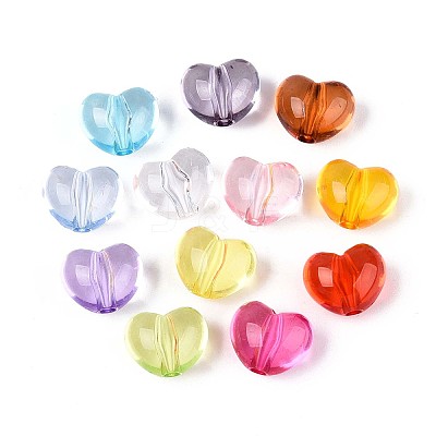 Transparent Acrylic Beads X-TACR-T030-04M-1