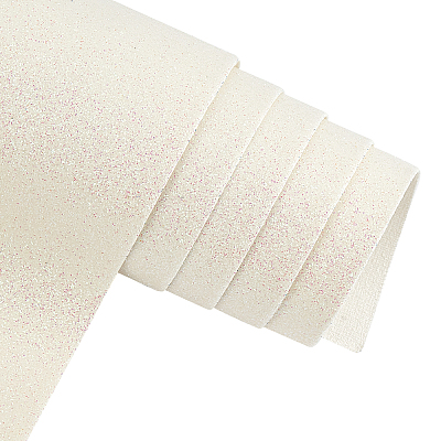 Paillette Imitation Leather Fabric DIY-WH0221-26B-1
