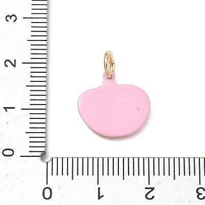 Spray Painted Brass Charms KK-CBAEB58-11-1