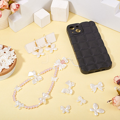 332Pcs 9 Styles ABS Plastic Imitation Pearl Beads KY-TA0001-50-1
