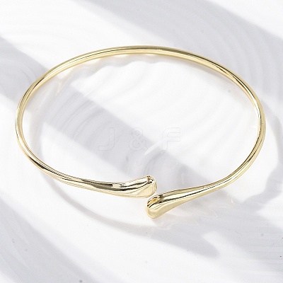 Alloy Arm Cuff Bangles Girl Women AJEW-A063-02G-1