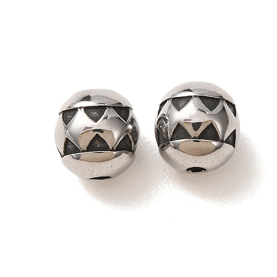 304 Stainless Steel Beads SA-CBA9DCB-08AS-1