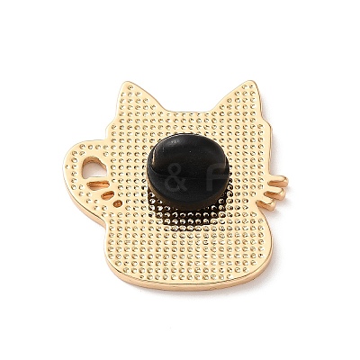 Cat Shape Coffee Mug Enamel Pins AL-CBAC438-01B-1