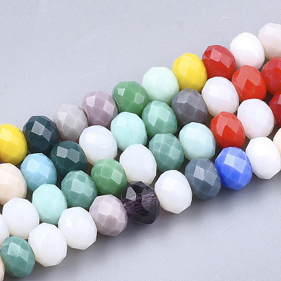 Glass Beads Strands EGLA-T013-03D-1