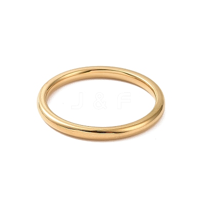 201 Stainless Steel Simple Thin Plain Band Ring for Women RJEW-I089-27G-1