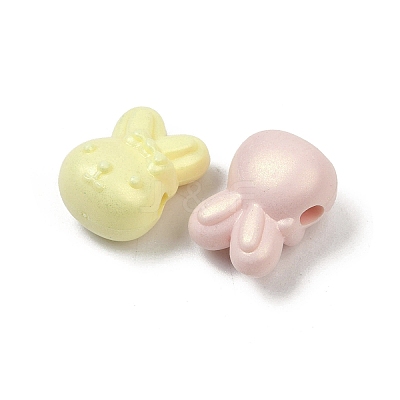 UV Plating Opaque Acrylic Beads OACR-B031-39-1