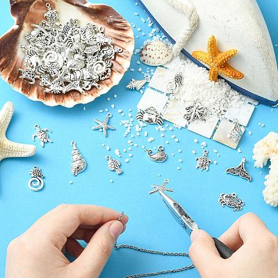 15Pcs Tibetan Style Alloy Pendants FIND-CJC0017-89-1