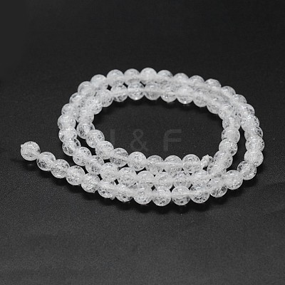 Natural Crackle Quartz Beads Strands G-K285-02-10mm-1