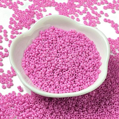 Baking Paint Glass Seed Beads SEED-P006-03A-03-1