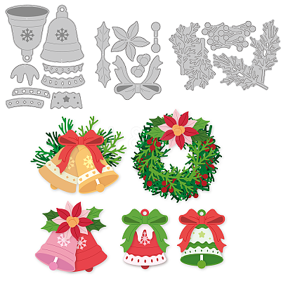 Christmas Carbon Steel Cutting Dies Stencils DIY-WH0309-1256-1