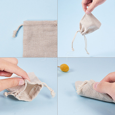 Cotton Packing Pouches Drawstring Bags ABAG-PH0002-18-1