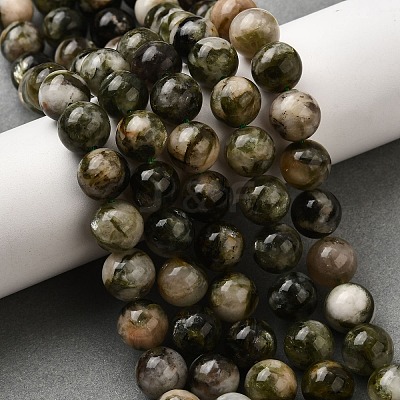 Natural Lepidolite Beads Strands G-F799-B01-11mm-1