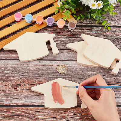 Unfinished Blank Natural Wood Sheets for Painting WOOD-WH0126-01-1