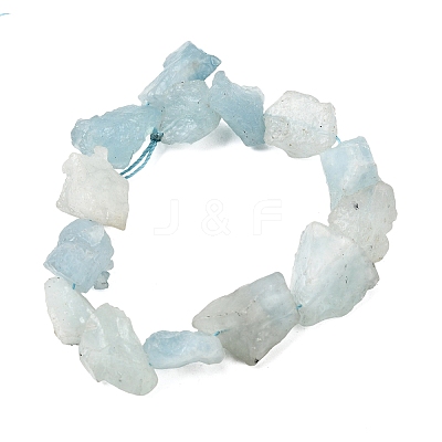 Natural Aquamarine Beads Strands G-S386-C18-1