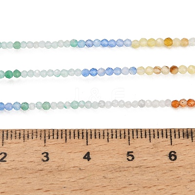 Gradient Color Natural Agate Beads Strands GG-CBA4399-A04-01A-1