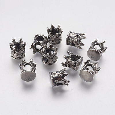 Ion Plating(IP) 304 Stainless Steel European Beads STAS-J022-145AS-1