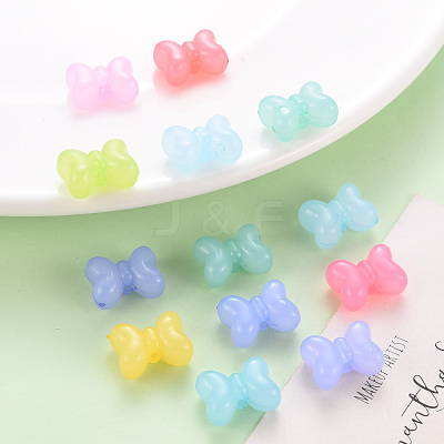 Transparent Acrylic Beads X-MACR-S373-08E-1