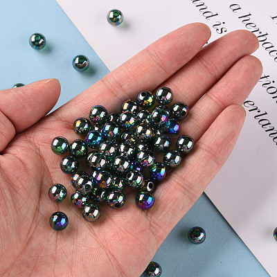 Transparent Acrylic Beads MACR-S370-B8mm-735-1