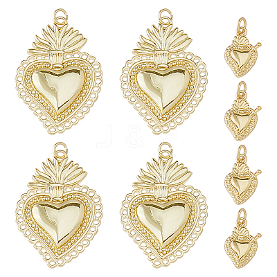 Rack Plating Brass Pendants KK-HS0001-78-1