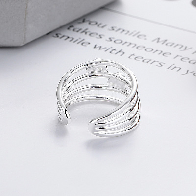 Heart Brass Cuff Rings for Women FS-WG6A9FB-01-1