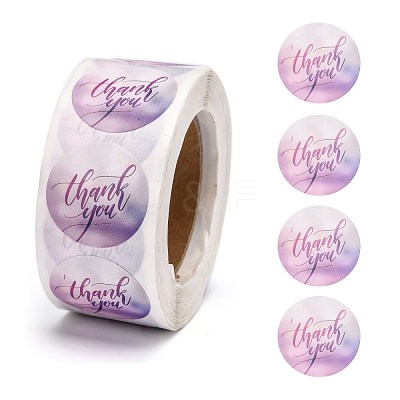 1 Inch Thank You Stickers X-DIY-G025-J12-1