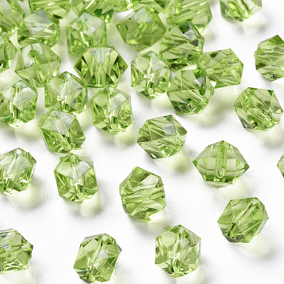 Transparent Acrylic Beads TACR-S154-15B-83-1