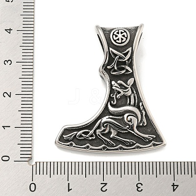 316 Surgical Stainless Steel Pendants STAS-E212-109AS-1