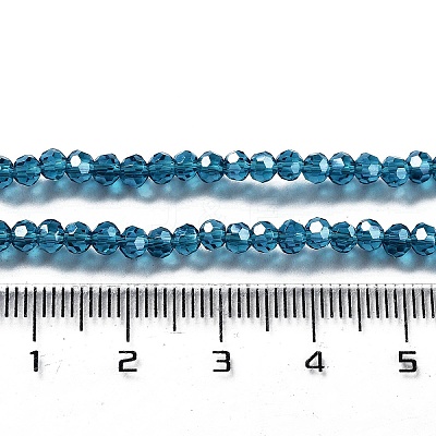 Electroplate Transparent Glass Beads Strands LS-EGLA-A035-T3mm-A12-1