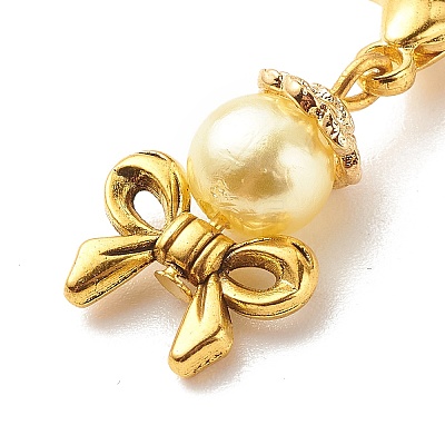Acrylic Imitation Pearl Pendant Decorations X1-HJEW-JM00708-1
