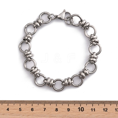Tarnish Resistant 304 Stainless Steel Link Chain Bracelets BJEW-Z011-10P-1