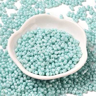 Opaque Colours Luster Glass Seed Beads X1-SEED-B001-01A-08-1
