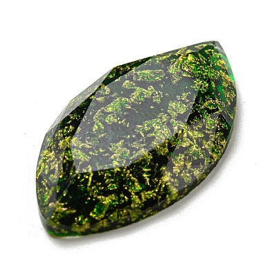 Transparent Epoxy Resin Cabochons CRES-A053-13-1
