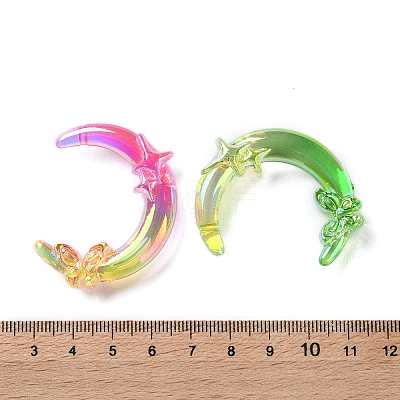 Transparent UV Plating Acrylic Beads X-PACR-D288-27-1