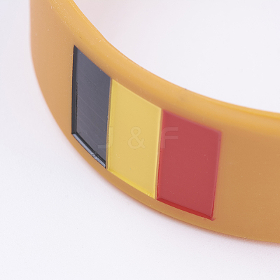 Silicone Wristbands Bracelets BJEW-K168-01B-1