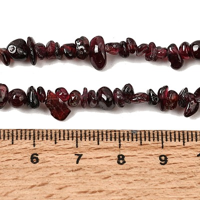 Natural Garnet Beads Strands G-P406-55-1