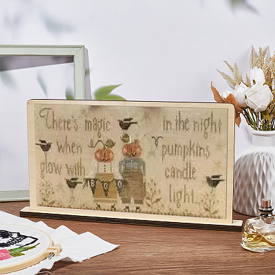 Wood Earring Display Card Holders ODIS-WH0072-01-1